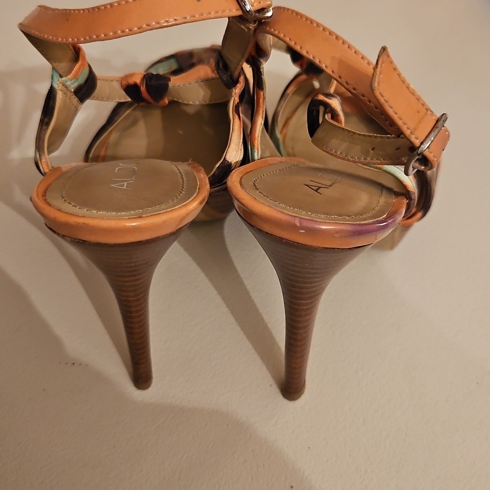 Aldo Women's Colorful Strappy Sandals - Picture 3 of 4